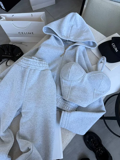 ست سویشرت نیم تنه با جاگر | ۳۹۶